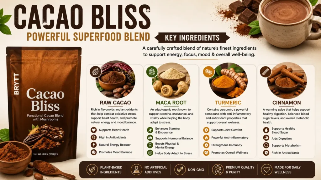 Cacao Bliss Ingredients List