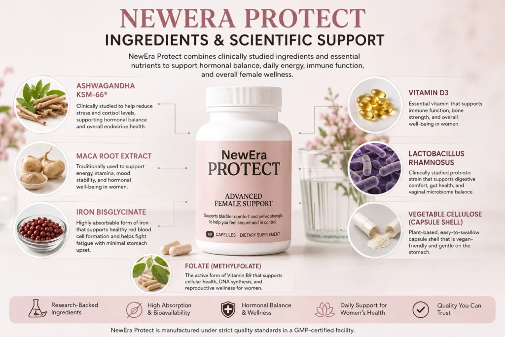 NewEra Protect Ingredients and Scientific Support