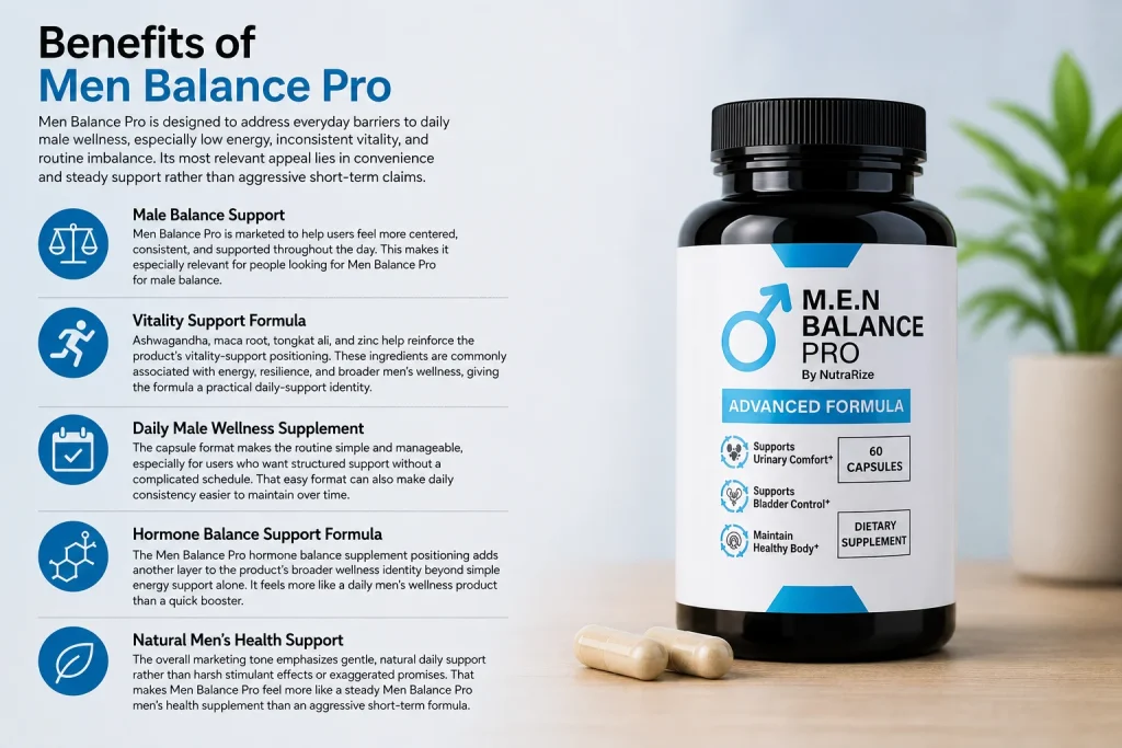 Benefits of Men Balance Pro