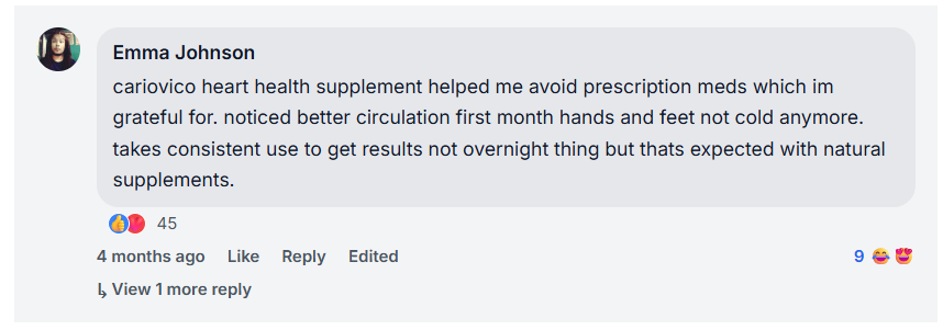 Cariovico Reviews From Facebook