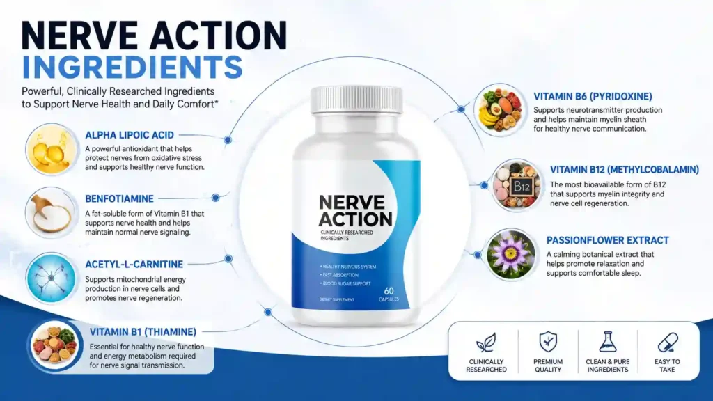 NerveAction Ingredients List
