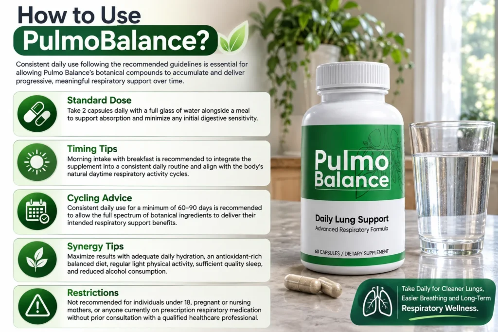 PulmoBalance Use