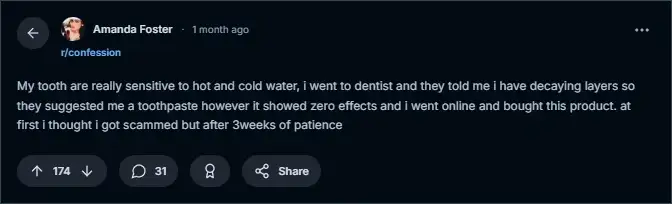 Dentanol Reddit Reviews