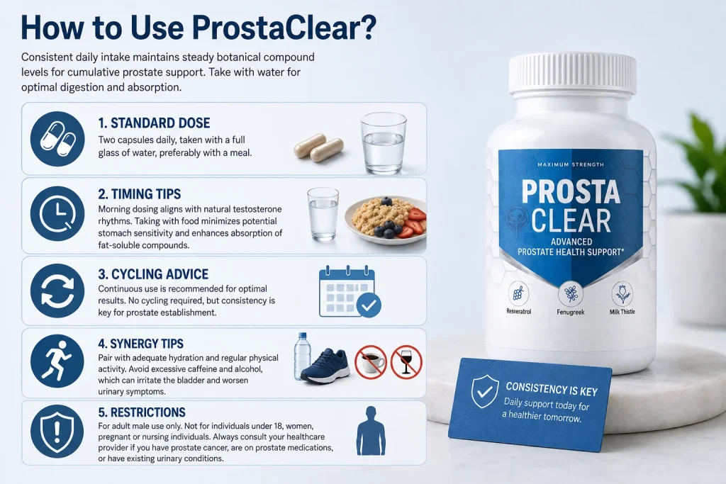 How to Use ProstaClear