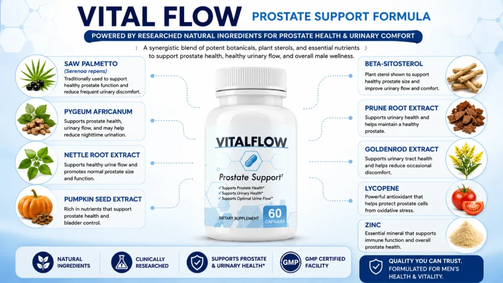 Vital Flow Ingredients List
