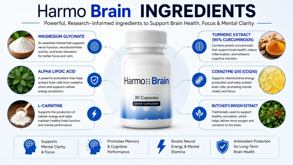 Harmo Brain Ingredients List