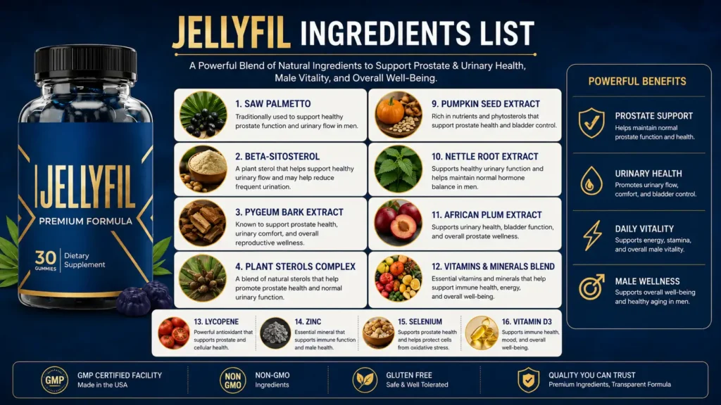 JellyFil Ingredients List