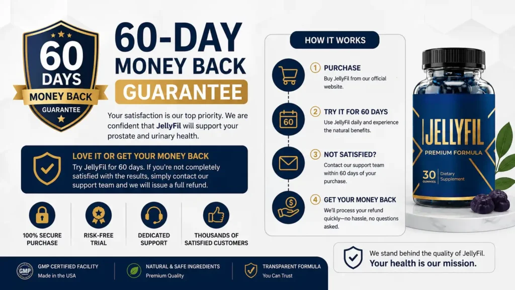 JellyFil Money Back Guarantee