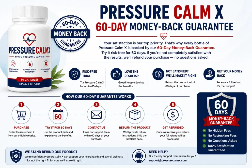 PressureCalmX Refund Policy