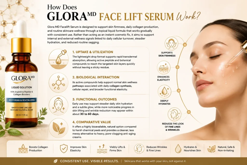 GloraMD Face Lift Serum Work