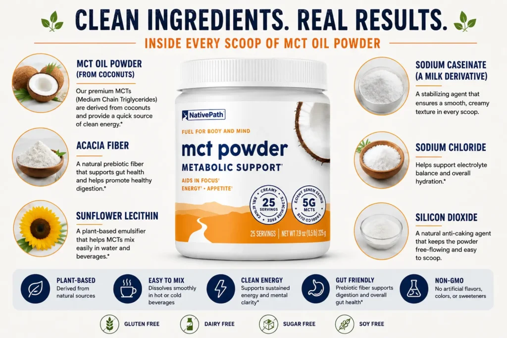 MCT Oil Powder Ingredients List