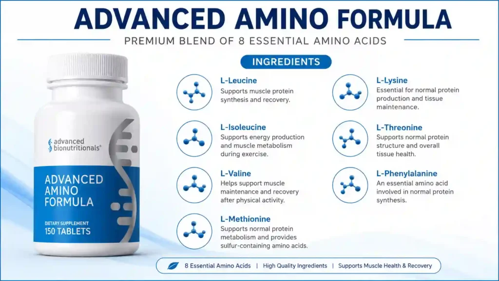 Advanced Amino Formula Ingredients List