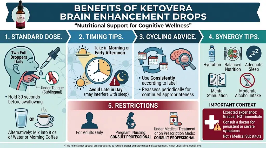Benefits of KetoVera Brain Enhancement Drops
