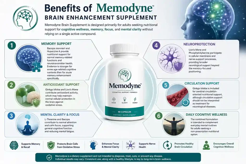 Benefits of Memodyne Brain Enhancement Supplement