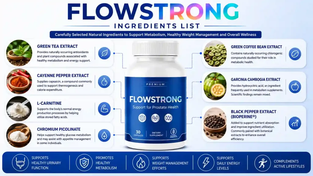 FlowStrong Ingredients List