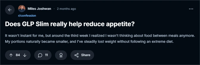GLP Slim Reddit Reviews