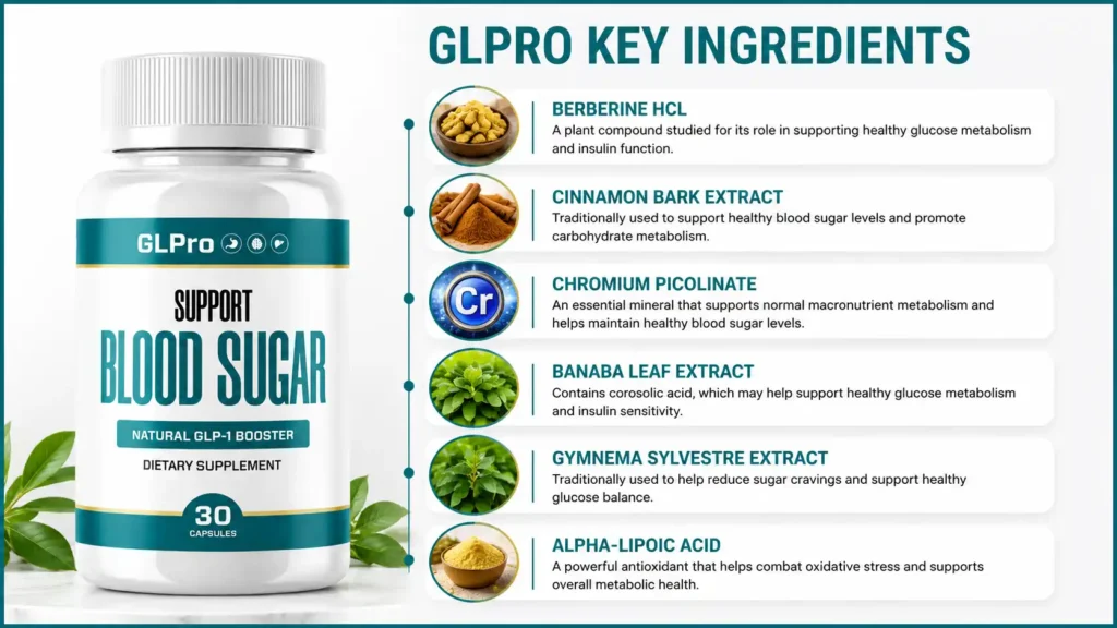 GLPro Ingredients List