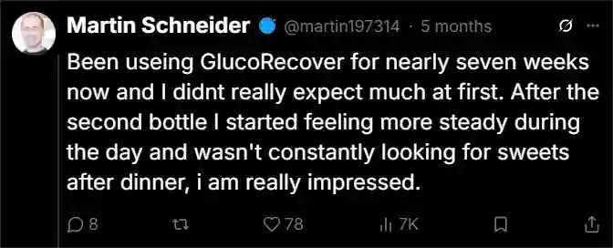 GlucoRecover X Reviews