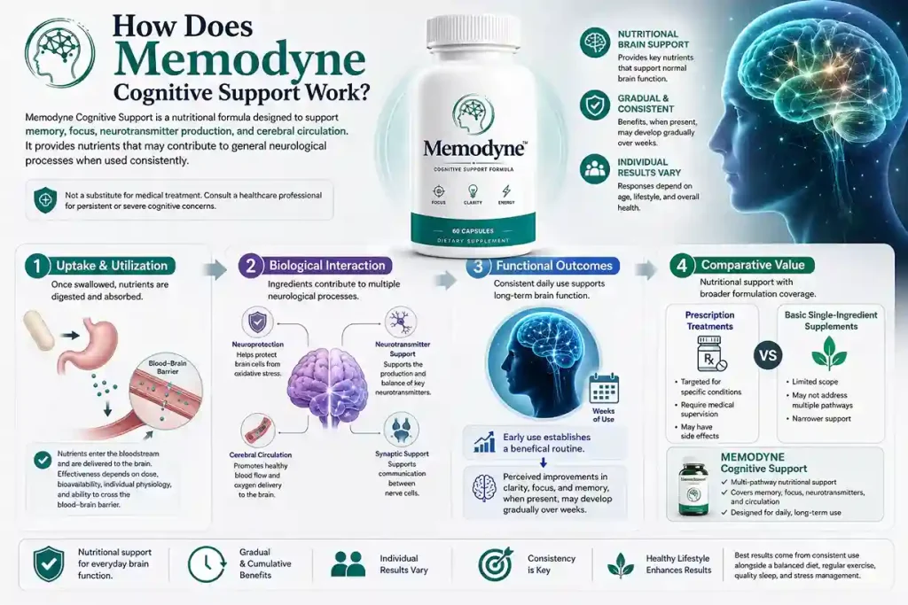 How Does Memodyne Cognitive Support Work