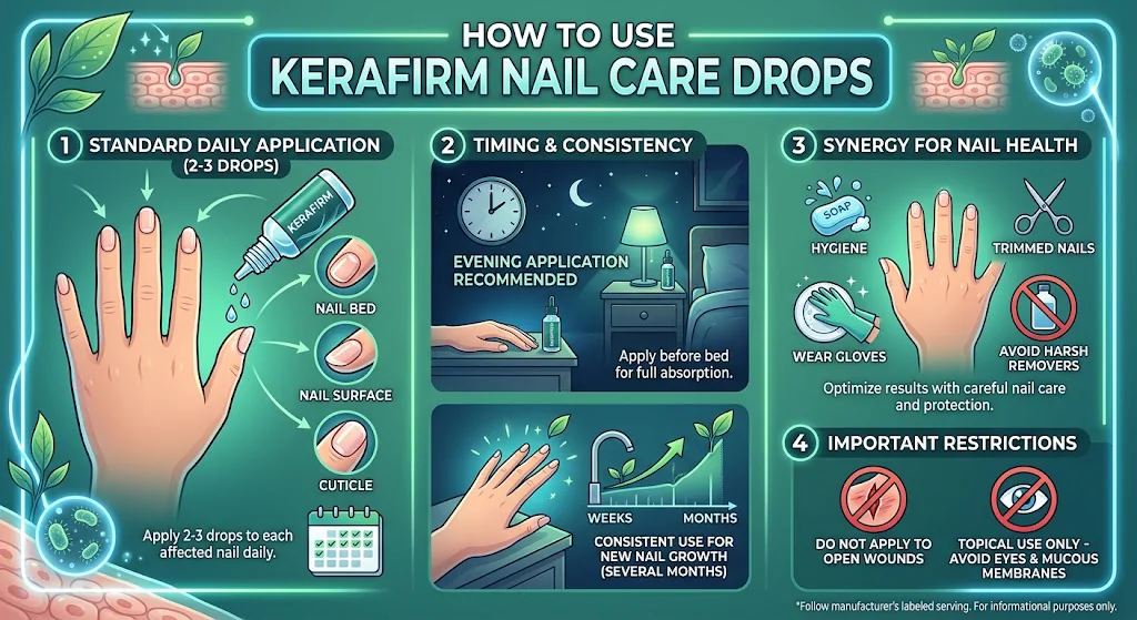 How to Use KeraFirm Nail Care Drops