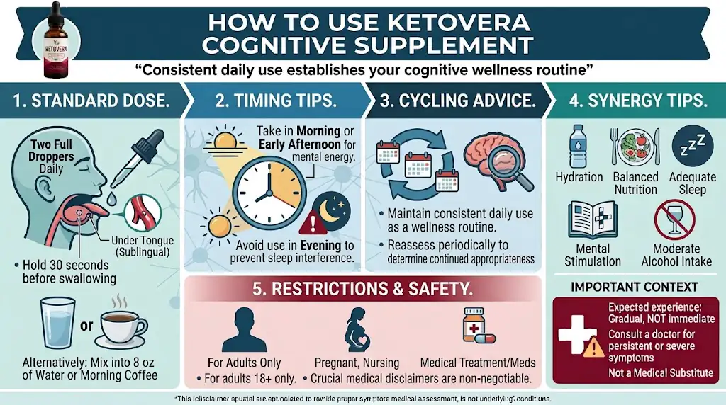 How to Use KetoVera Cognitive Supplement