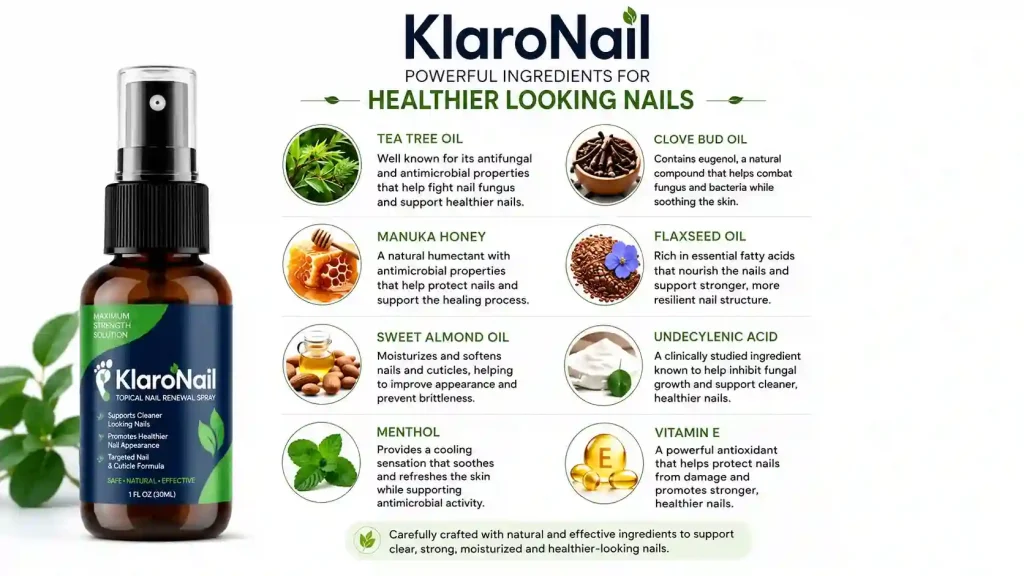 KlaroNail Ingredients Lists