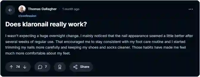 KlaroNail Reddit Reviews