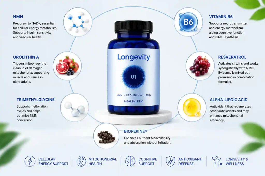 Longevity 01 ingridients