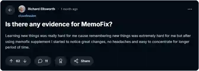 MemoFix Reddit Reviews