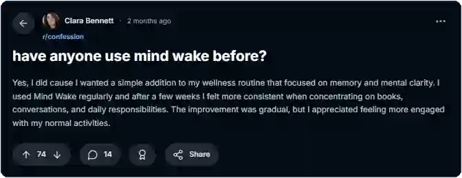 Mind Wake Reddit Reviews