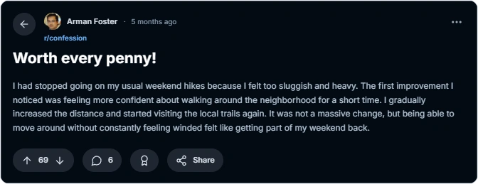 Reddit reviews