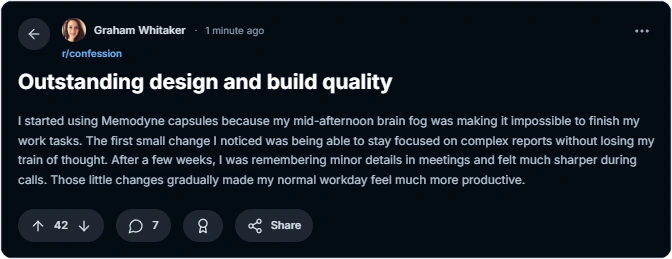 Reddit reviews