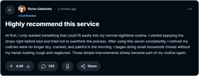 Reddit reviews