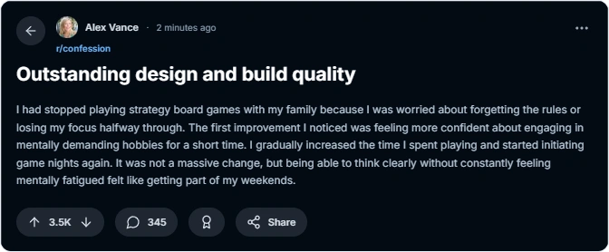 Reddit reviews