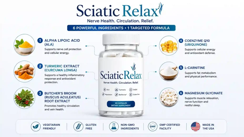SciaticRelax Ingredients List