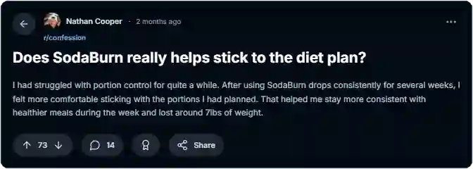 SodaBurn Reddit Reviews