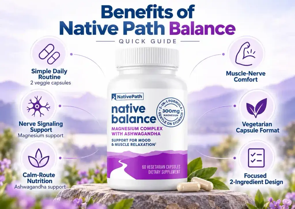 Benefits of Native Path Balance Nerve Health Supplement