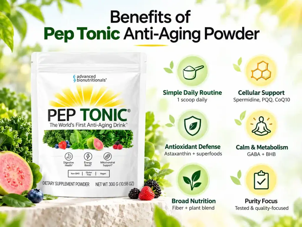 Benefits of Pep Tonic Anti Aging Powder