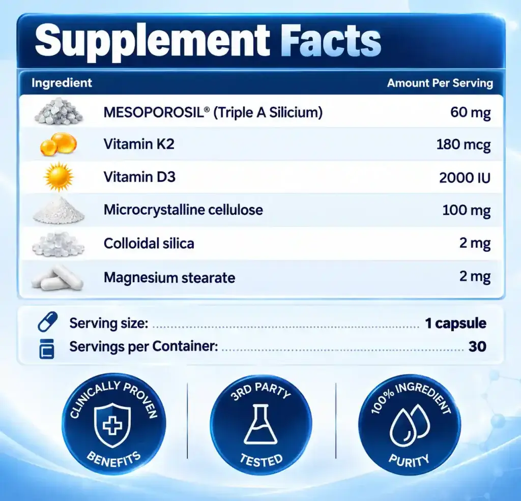 Bones 01 Ingredients and Scientific Support