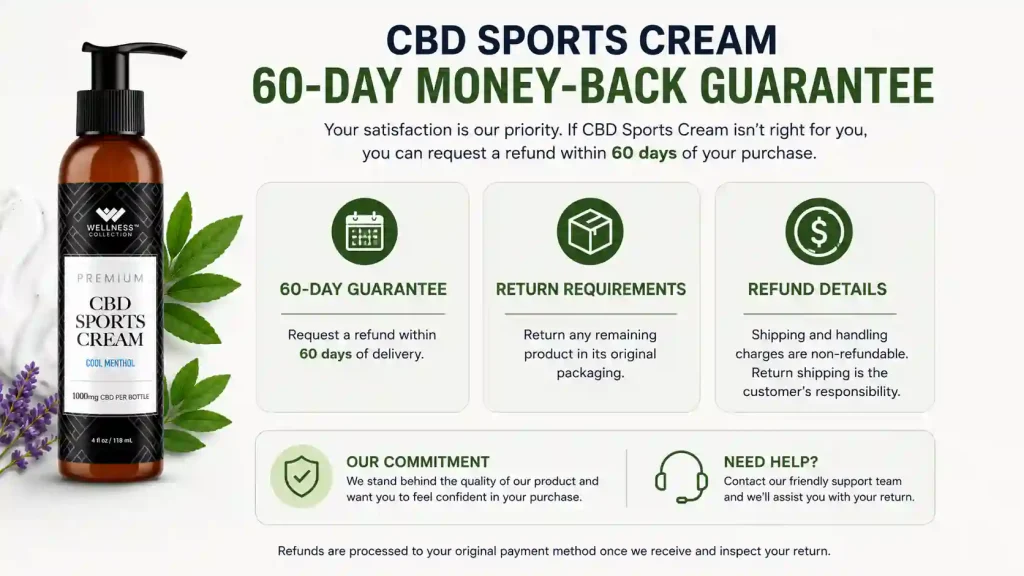 CBD Sports Cream Refund Policy