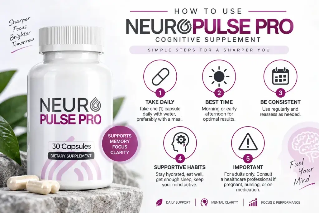 How to Use NeuroPulse Pro Cognitive Supplement