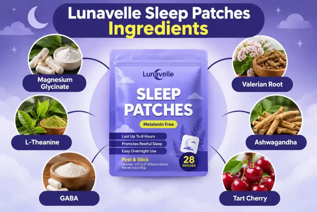 Lunavelle Sleep Patches Ingredients List