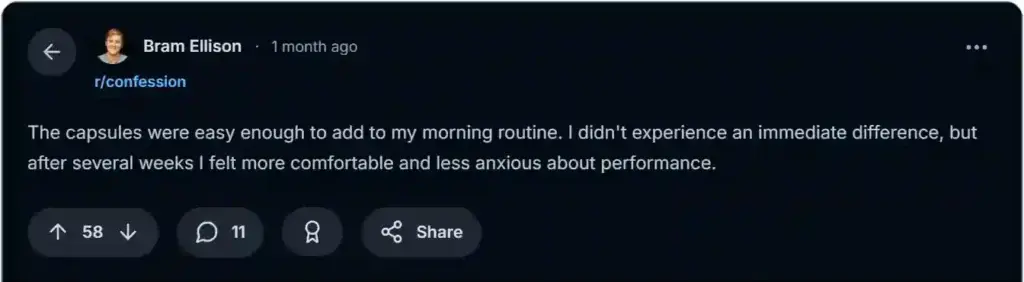 Max Vitalize Reddit Reviews