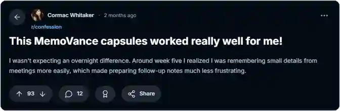 MemoVance Pro Reddit Reviews