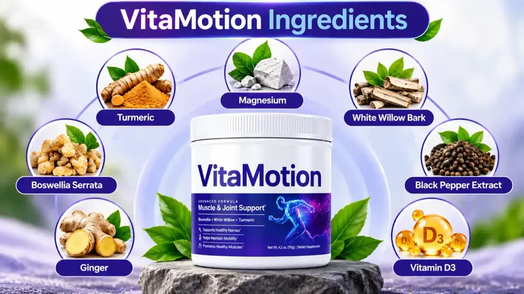 VitaMotion Ingredients List