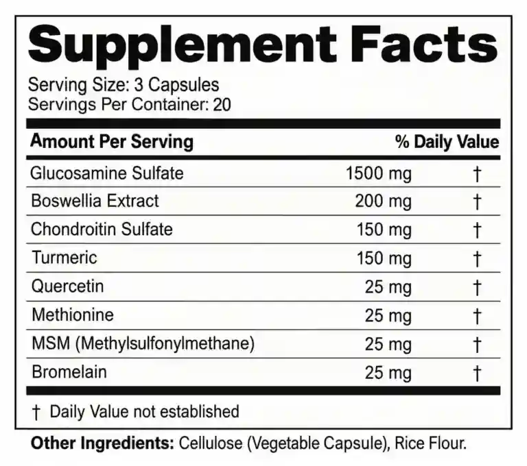 ExaFlex Ingredients and Scientific Support