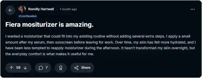 Fiera MoistureWiser Reddit Reviews