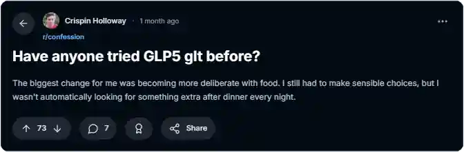 GLP5 GLT reddit reviews