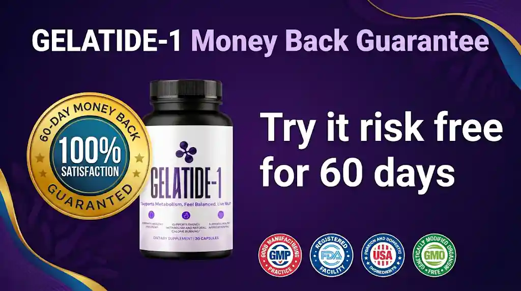 Gelatide 1 capsules refund policy