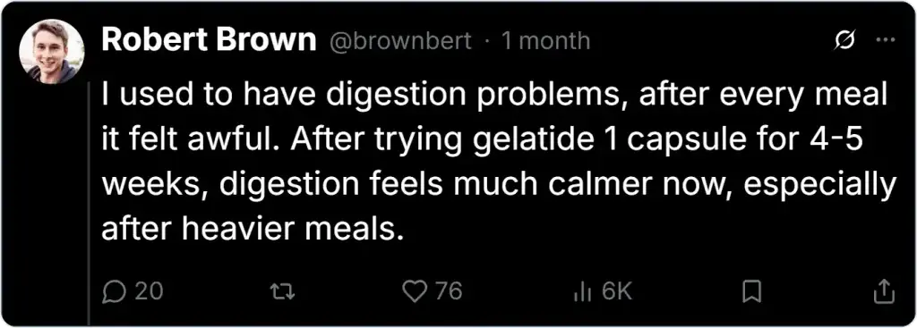Gelatide capsules reviews